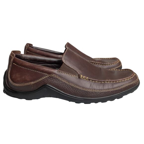 Men\'s Classic Brown Leather Cole Haan Tucker Venetian Slip On Loafers - 7.5M main image 5